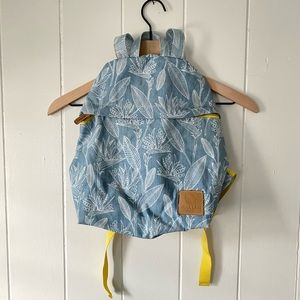 Jana Lam Bird of Paradise Backpack Blue Yellow